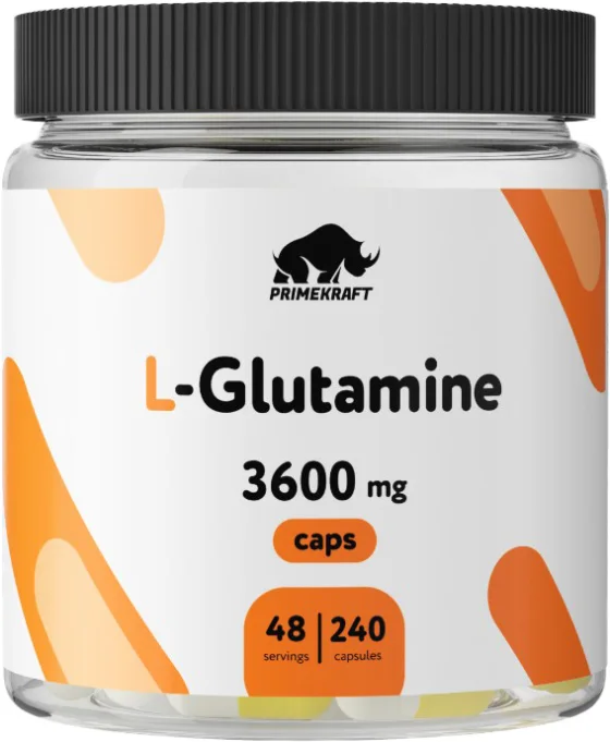 L-глютамин Prime Kraft Glutamine (240капсул)