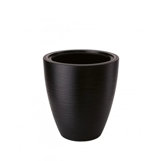 Кашпо Formplastic Gobi / FP-5230-084 (глубокий черный)