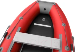 Надувная лодка Roger Boat Hunter Keel 3500 (малокилевая, красный/серый) — фото 6