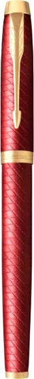 Ручка-роллер имиджевая Parker IM Premium Red GT 2143647 (черный)