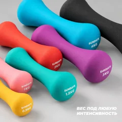 Гантель Sundays Fitness IR92004-D (1.5кг, бирюзовый) — фото 3