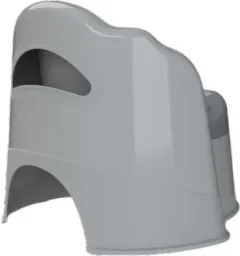 Детский горшок KidPlast Leader / PL075402 (светло-серый/серый) — фото 3
