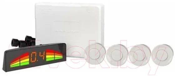 Парковочный радар AAALine LED-14 (белый)