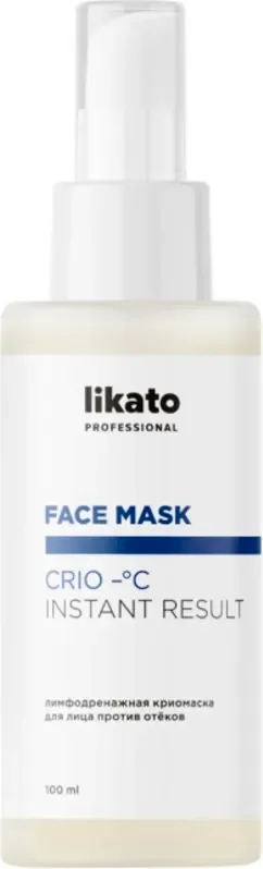 Маска для лица кремовая Likato Professional Лимфодренажная против отеков (100мл)