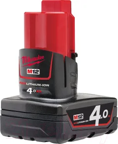 Аккумулятор для электроинструмента Milwaukee M12 B4 / 4932430065 — фото 2