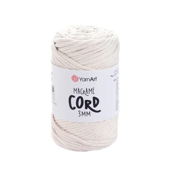 Пряжа для вязания Yarnart Macrame Cotton Cord 752 (85м)