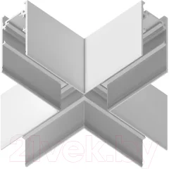 Коннектор для шинопровода Ambrella Magnetic GL3375 WH (белый) — фото 1