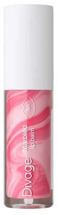 Бальзам для губ Divage Marbled Lip Balm Тон 02 холодный розовый
