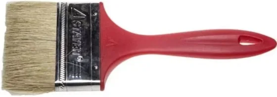 Кисть малярная Stayer Master Universal-Euro 0108-75 плоская (75мм, светлая натуральная щетина)