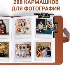 Фотоальбом Rumi Memories M для Instax Square (черный) — фото 4