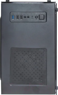 Корпус для компьютера ExeGate Mistery X2 / EX294382RUS (черный, без БП) — фото 3