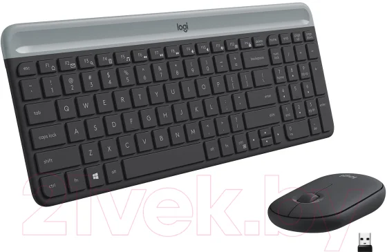 Комплект клавиатура и мышь Logitech MK470 Slim Wireless Combo