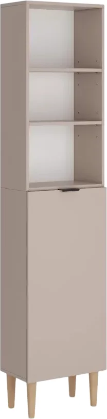 Стеллаж Monofix Одос с одной дверцей (капучино)