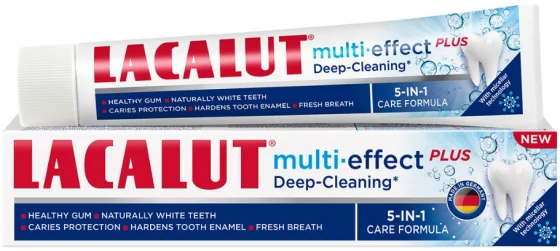 Зубная паста Lacalut Multi-Effect Plus Deep Cleaning (75мл)