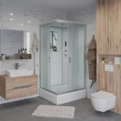 Душевая кабина Niagara NG-33974-14QP 90x70 (матовое стекло) — фото 3