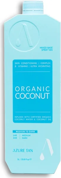 Лосьон-автозагар Azure Tan Organic Coconut Pro Spray Mist (1л) — фото 5