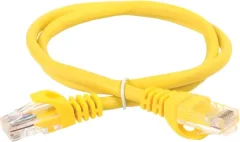 Кабель ITK PC05-C5EU-05M (0.5м, желтый) — фото 3