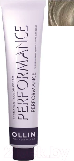 Крем-краска для волос Ollin Professional Performance Permanent Color Cream 10/31 (60мл, светлый блондин золотисто-пепельный) — фото 1