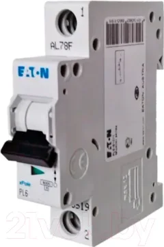 Выключатель автоматический Eaton PL6 1P 16А С 6кА 1M / 286533 — фото 1
