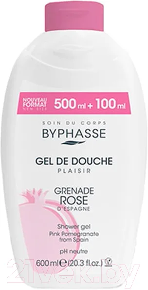 Гель для душа Byphasse Plaisir Розовый Гранат (600мл)
