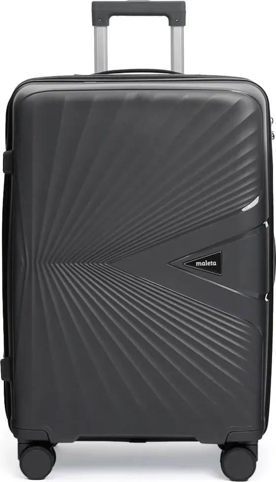 Чемодан на колесах Maleta PP-53 (M, темно-серый)