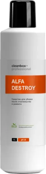 Средство для очистки после ремонта CleanBox Professional Alfa DeStroy (1л) — фото 3