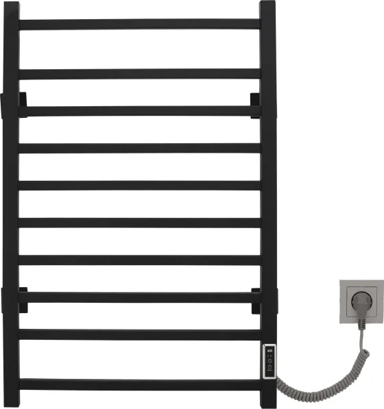 Полотенцесушитель электрический Gloss & Reiter Pro-gress тип.Э2 Л.50x80.P10 Муар Black (П) Таймер