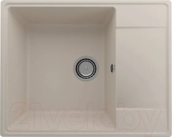 Мойка кухонная Ulgran Quartz Prima 605-02 (лен)