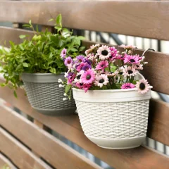 Кашпо BOTANICA Rattan (25x15x16.5см, коричневый) — фото 4