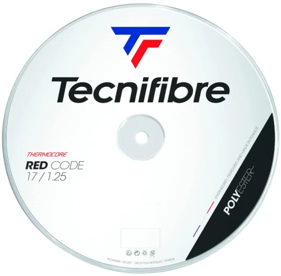 Струна для теннисной ракетки Tecnifibre Redcode / 04RRE125XR (200м, красный)