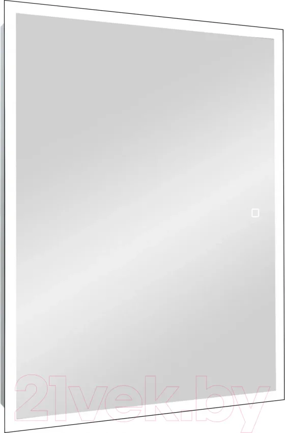 Шкаф с зеркалом для ванной Континент Reflex Led 60x80