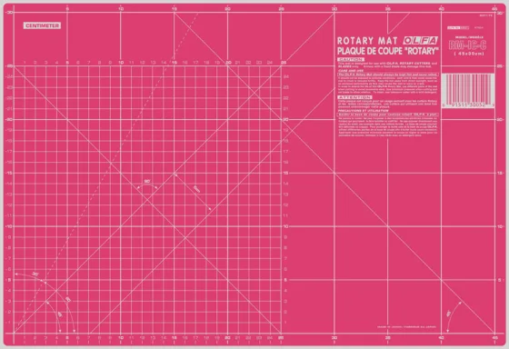 Коврик для резки Olfa RM-IC-C/MAGENTA-RC (розовый)