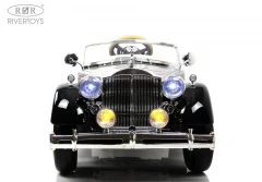 Детский автомобиль RiverToys Rolls-Royce E444EE (черный глянец) — фото 3