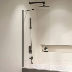 Стеклянная шторка для ванны RGW SC-150-B / 351115009-14 — фото 2