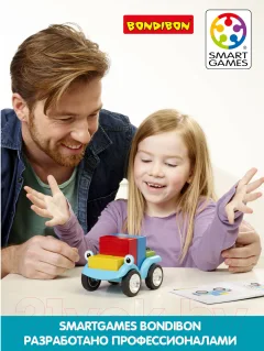 Развивающая игрушка Bondibon Smart тачка 5x5 ВВ1878 — фото 10