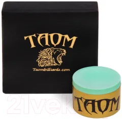 Мел для бильярда Taom Soft Chalk (6шт, зеленый) — фото 2