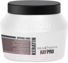 Маска для волос Kaypro Special Care Keratin реструктурирующая с кератином (500мл) — фото 3