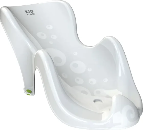 Горка для купания KidPlast Star / PL154300 (белый/зеленый)