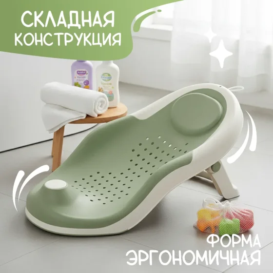 Горка для купания NINO Sunny (зеленый)