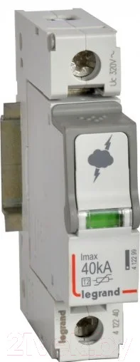 Ограничитель перенапряжения Legrand T2 In 20kA / 412240