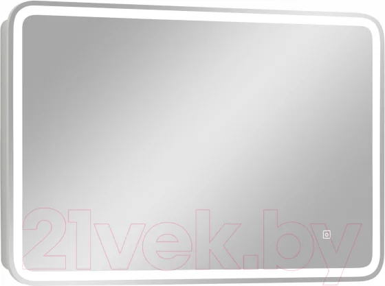 Шкаф с зеркалом для ванной Континент Tokio Led 90х53