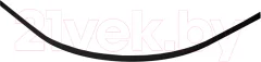 Экран для душевого поддона Cezares TRAY-AS-R-90-100-SCR-NERO — фото 1