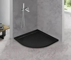 Экран для душевого поддона Cezares TRAY-AS-R-90-100-SCR-NERO — фото 9