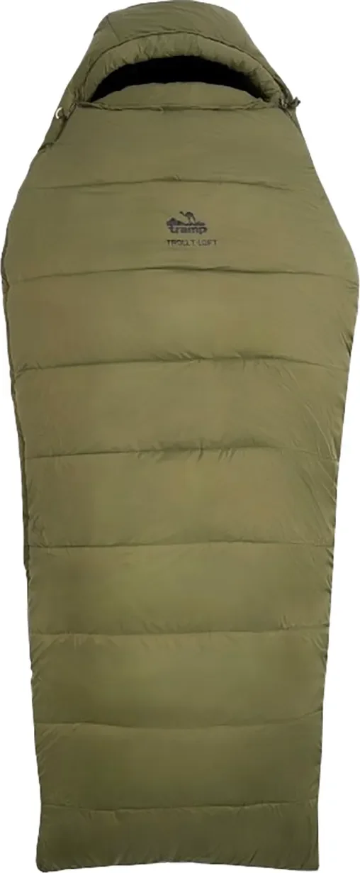 Спальный мешок Tramp Troll T-Loft Compact / TRS-061C-oliv-RT (правый, оливковый)