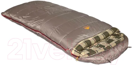 Спальный мешок Alexika Tundra Plus XL правый / 9267.01071 (оливковый)