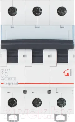 Выключатель автоматический Legrand TX3 3P 32A B 6kA 3M / 404003 — фото 3