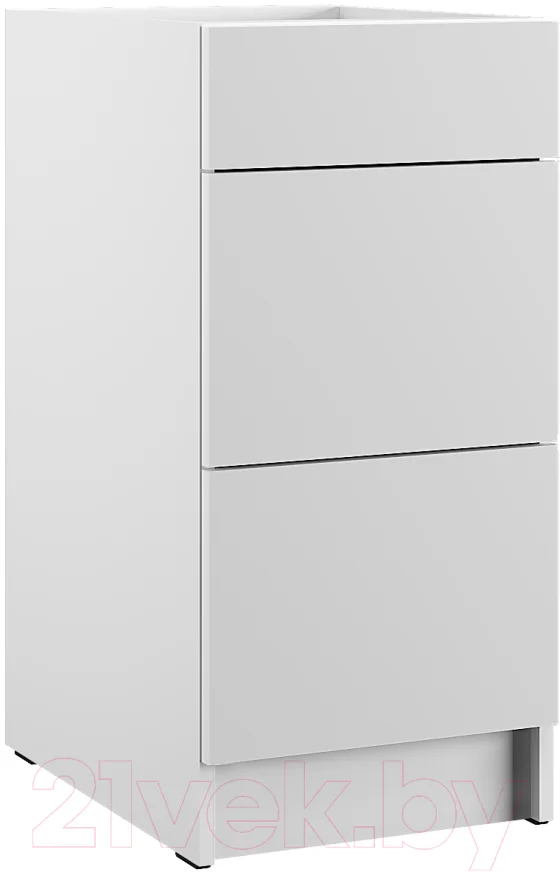 Шкаф-стол кухонный Eligard Urban ШСК 40 3Я (белый)