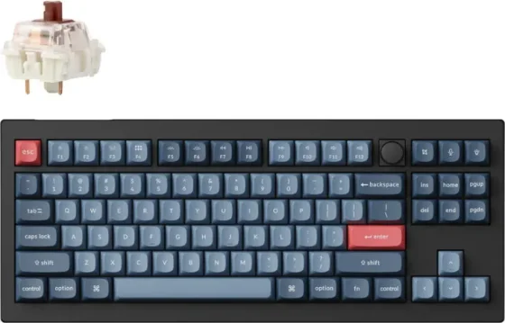 Клавиатура Keychron V3 Max RGB Brown Switch / V3M-D3 (черный)