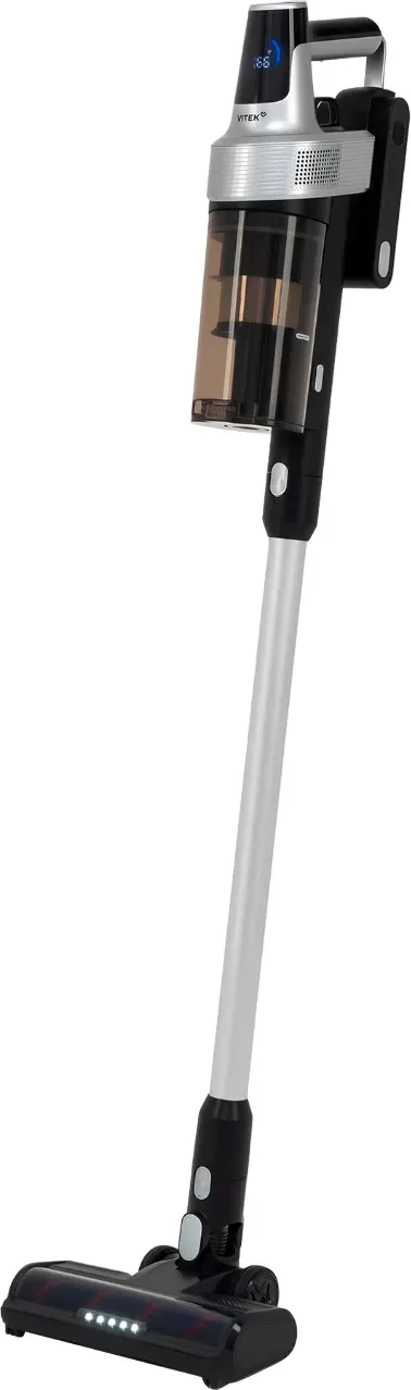 Вертикальный пылесос Vitek VT-CLS01LIGHT (темно-серый/серебристый)