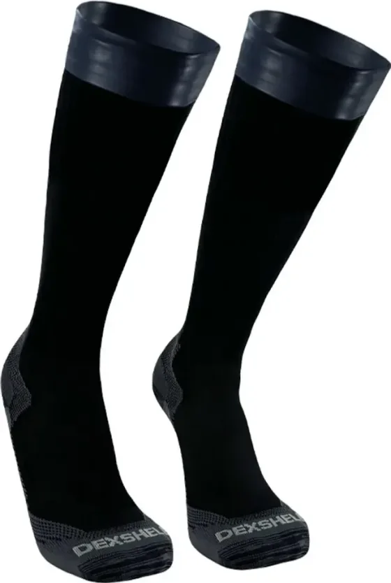 Термоноски DexShell Wading Pro / DS70606JBGM (р.38-41, черный/серый)